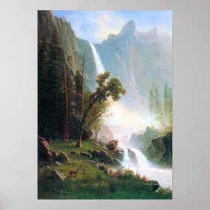 Pôster Albert Bierstadt-Yosemite Falls