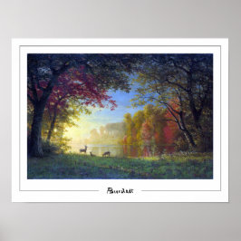 Poster Albert Bierstadt Zedign Cartaz de Arte #11