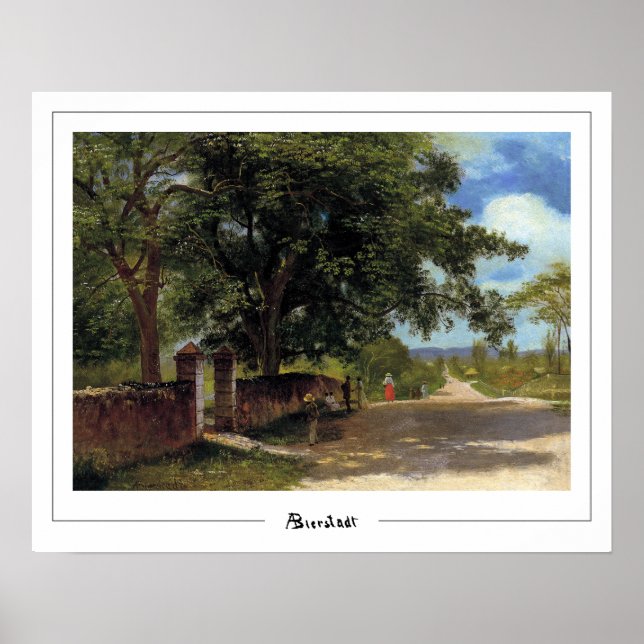 Poster Albert Bierstadt Zedign Cartaz de Arte #16 (Frente)