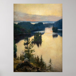 Poster Albert Edelsense - Kaukola Ridge em Sunset