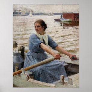Poster Albert Edelsense - La Laitiere