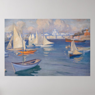 Poster Albert Edelsense - porto em Helsínquia