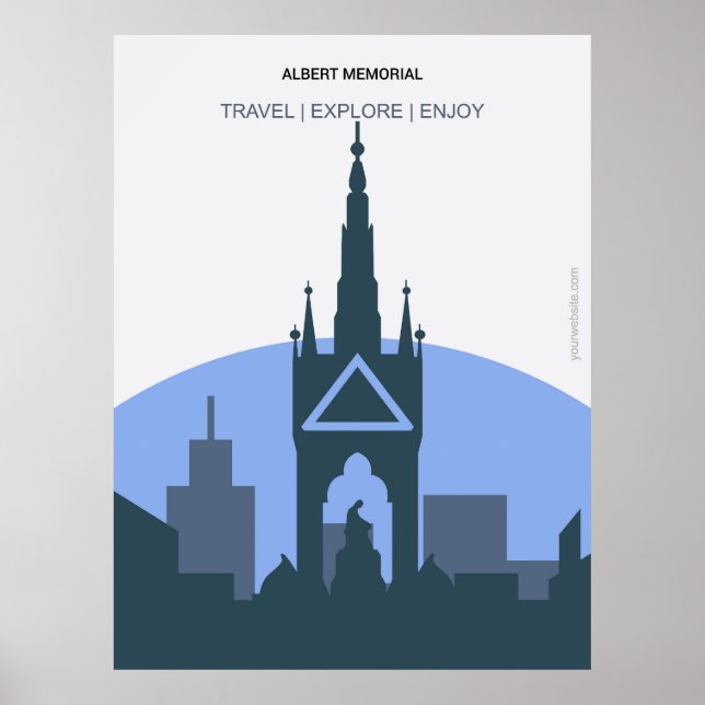 Poster Albert Memorial Belfast (Frente)
