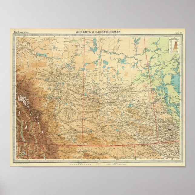 Poster Alberta & Saskatchewan (Frente)