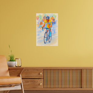 Poster Alberto Contador Topo da Passagem de Navacerrada 2