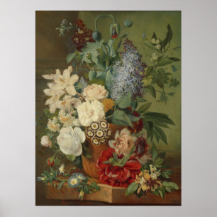 Poster Albertus Jonas Brandt - Flores Em Um Vaso
