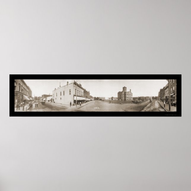 Pôster Albia, IA Foto 1907 (Frente)