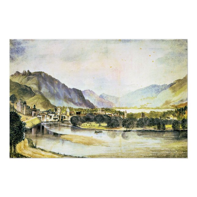 Pôster Albrecht Durer - Cidade de Trento (Frente)