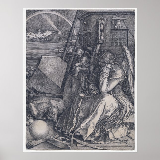 Poster Albrecht Dürer Melencolia I (Frente)