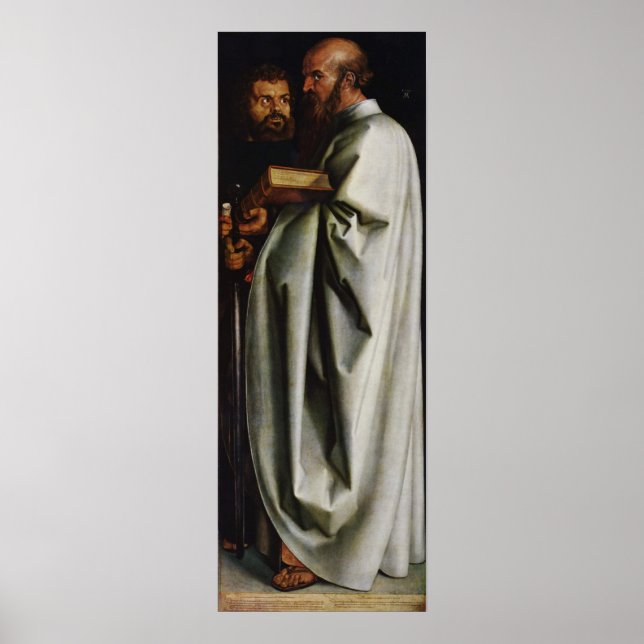 Poster Albrecht Durer O Painel Direito Dos Quatro Apóstol (Frente)
