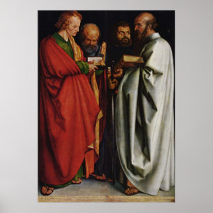 Poster Albrecht Durer os quatro apóstolos