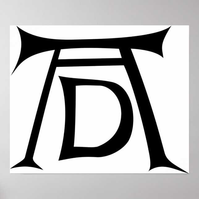 Poster Albrecht Durer Signature Monogram (Frente)