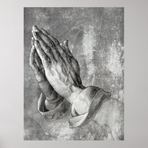PÔSTER ALBRECHT DURER'S PRAYING MANDS 1508