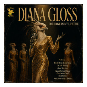 Pôster Álbum de Diana Gloss: uma Paródia