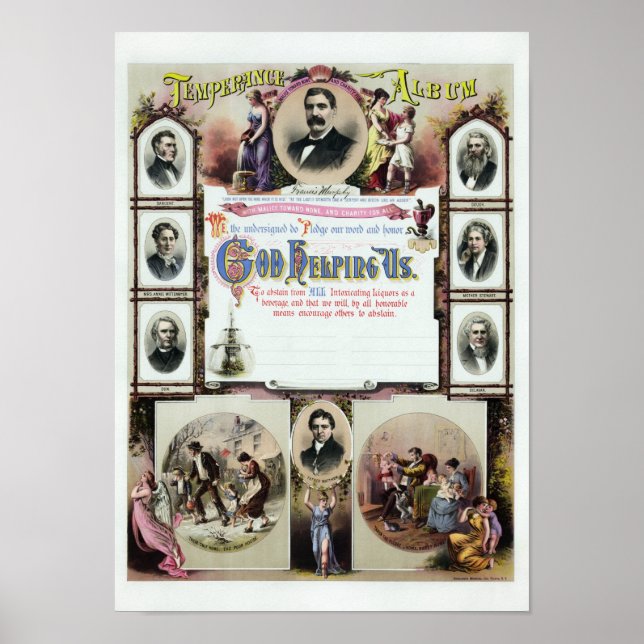Poster Álbum de Temperatura - Circa 1871 (Frente)