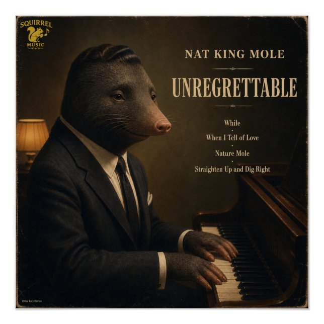 Pôster Álbum do Nat King Mole: uma Paródia (Frente)
