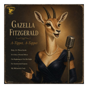 Pôster Álbum Gazella Fitzgerald: uma Paródia