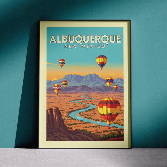 Poster Albuquerque Antigo Novo México (Criador carregado)