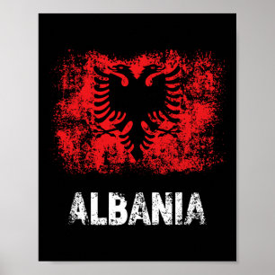 Poster Albyniano Patriot Albynia Dia da Independência Alb