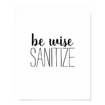 Alça de lavagem manual Seja Sábio e Sanitize