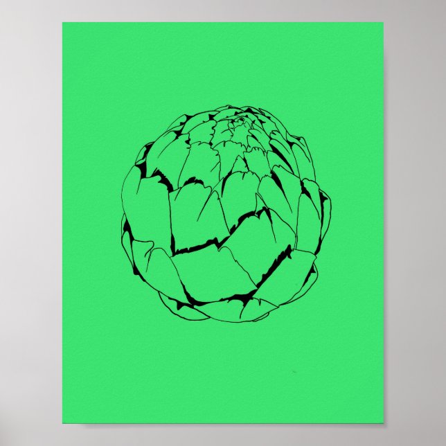 Poster Alcachofra (Frente)