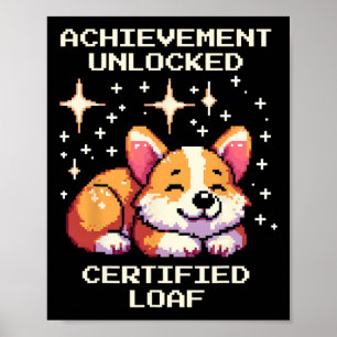 Poster Alcançar Ga de Pixel de Pixel de Folha Certificada
