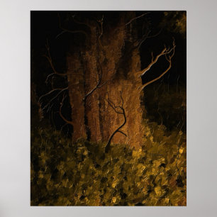 Pôster Alcance do cedro no bronze