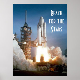 Pôster Alcance do lançamento   de Rocket para as estrela