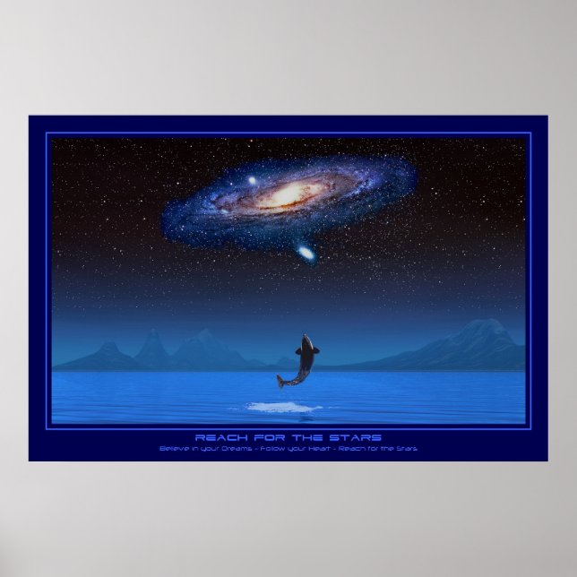 Pôster Alcance para as Estrelas (Frente)