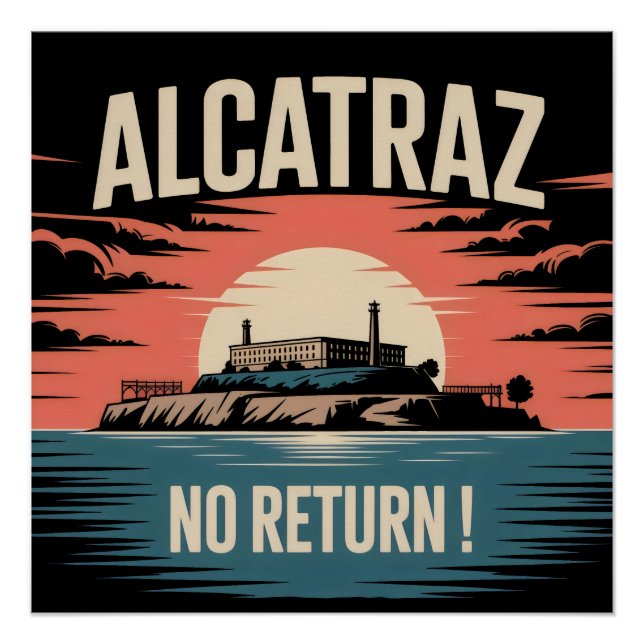 Pôster Alcatraz. (Frente)