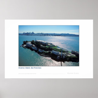 Pôster Alcatraz com Cidade