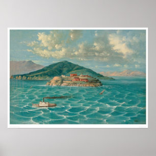 Pôster Alcatraz em San Francisco Bay (1856A)