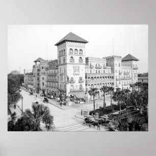 Poster Alcazar Hotel, St Augustine, Florida, 1903