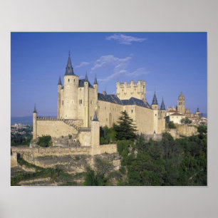 Pôster Alcazar, Segóvia, Castela e Leão, Espanha
