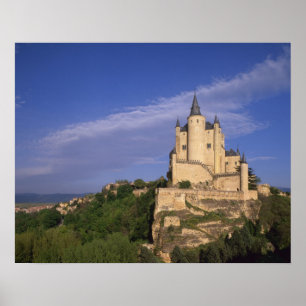 Poster Alcazar, Segóvia, Castela e Leão, Espanha