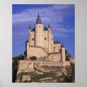 Pôster Alcazar, Segóvia, Castela e Leão, Espanha, Unesco