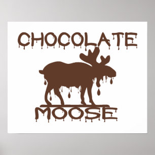 Pôster Alces do chocolate