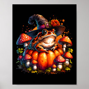 Poster Alcotochecore Bruxa Bruxa Que Abraça Mushroom Qued