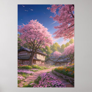Poster Aldeia Cherry Blossom