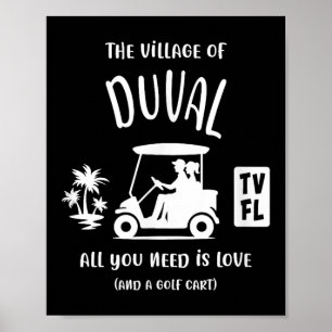 Poster Aldeia Da Duval Tv Fl Golf Cart Design
