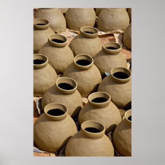 Poster Aldeia de Pottery, Região de Ashanti, Gana