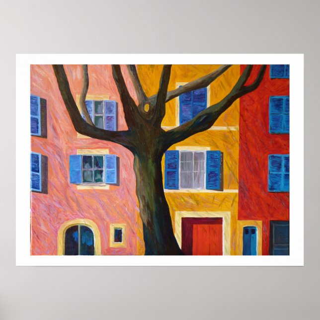 Pôster aldeia de Provence (Frente)