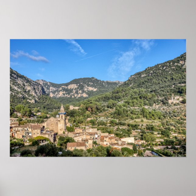 Poster Aldeia de Valldemossa - Maiorca, Espanha (Frente)