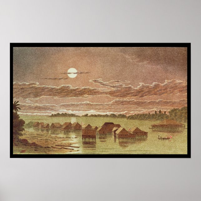 Pôster Aldeia em Basilan, Filipinas (Frente)