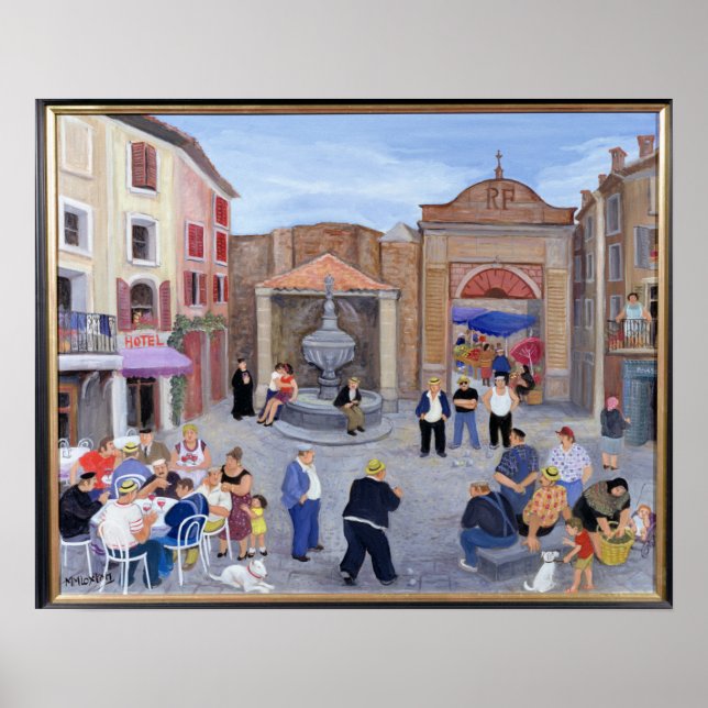 Pôster Aldeia em Provença (Frente)