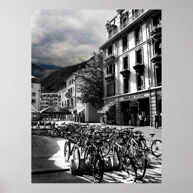 Pôster Aldeia Europeia Branca (Frente)