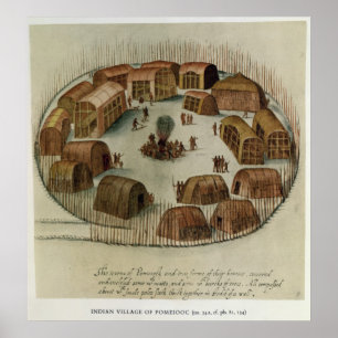 Poster Aldeia Indiana de Pomeiooc