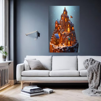 Poster aldeia legal Gingercake | Arte AI