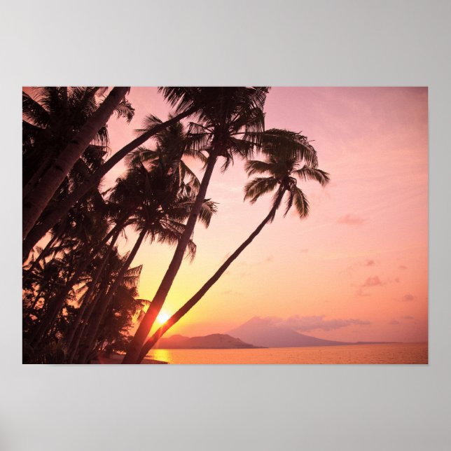 Poster Aldeia Lewolin, Ilha Illi Api, Selat Boleng (Frente)