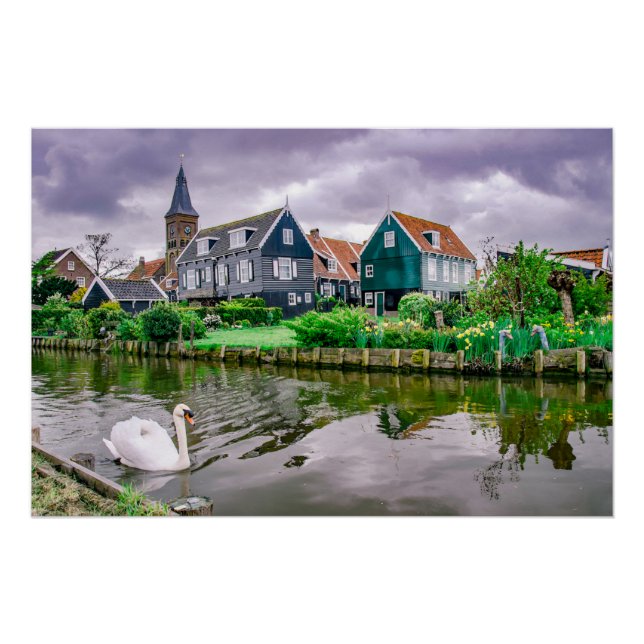 Pôster Aldeia Neerlandesa Marken (Frente)